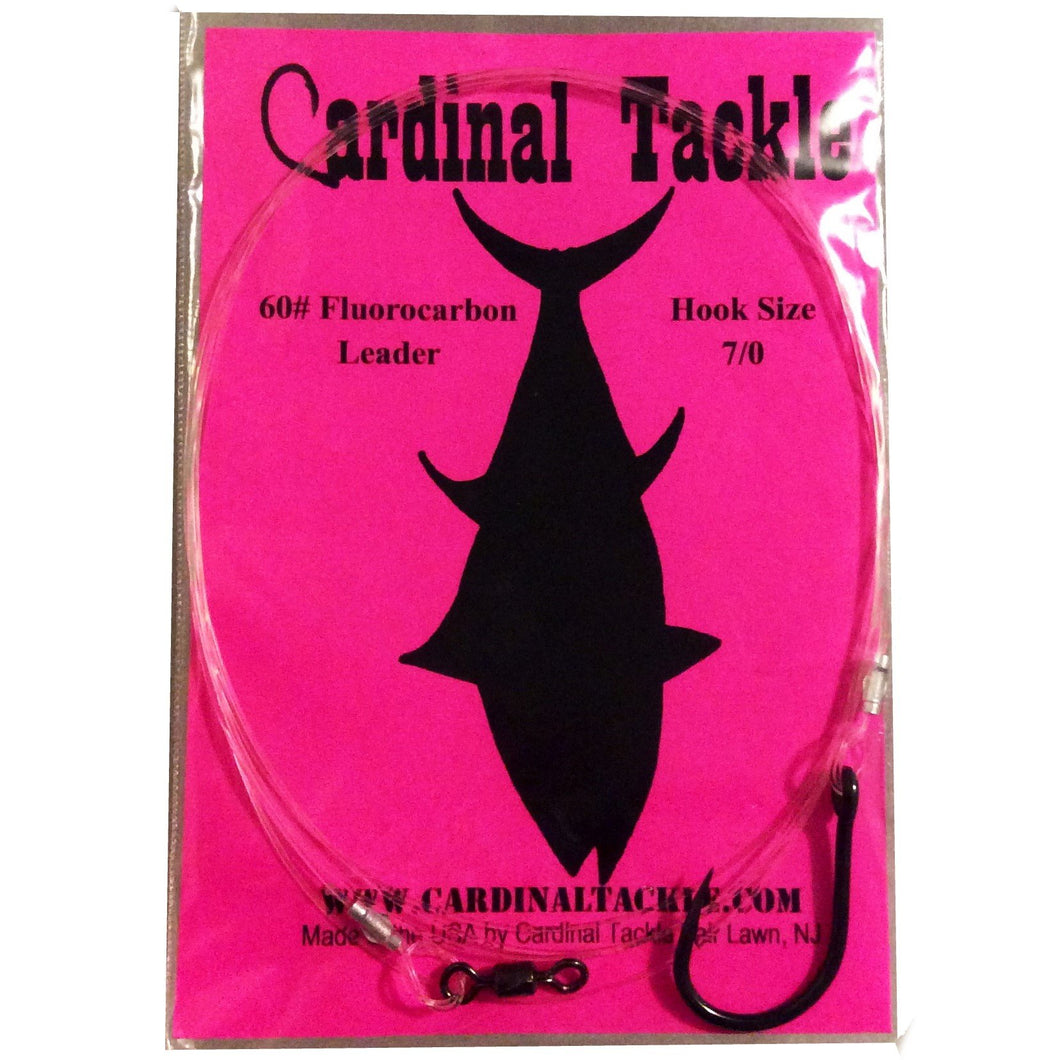 60# Fluorocarbon Tuna Rig - 7/0 Live Bait Hook