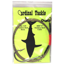 Load image into Gallery viewer, 480# Bright Cable Shark Rig- 12/0 SS Hook

