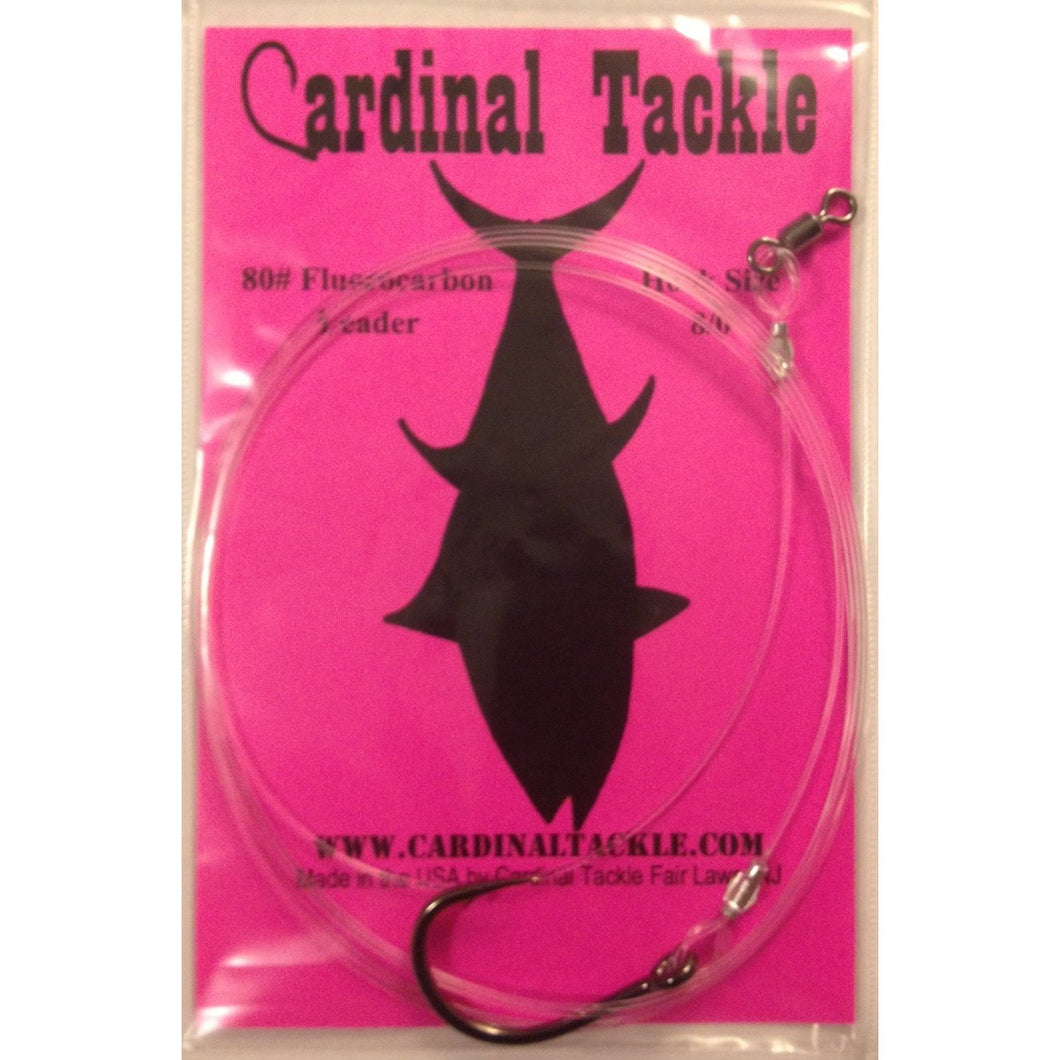 80# Fluorocarbon Tuna Rig - 8/0 Live Bait Hook