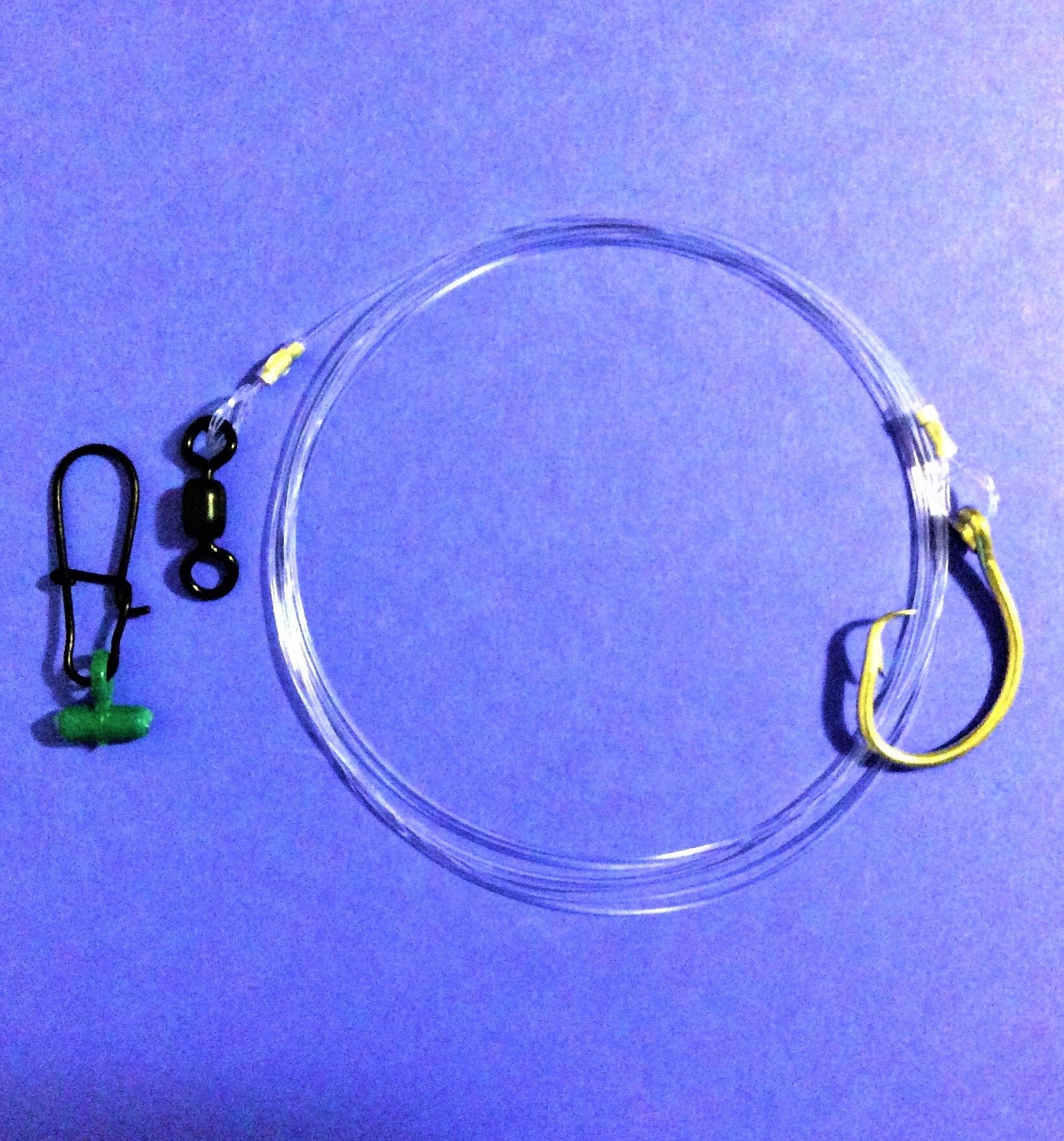 60# Monofilament Striper Chunking Rig 11/0 Circle Hook