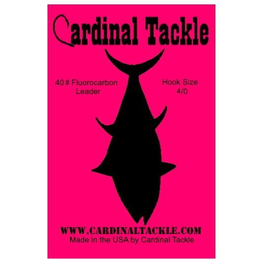 40# Fluorocarbon Tuna Rig - 4/0 Circle Hook – Cardinal Tackle