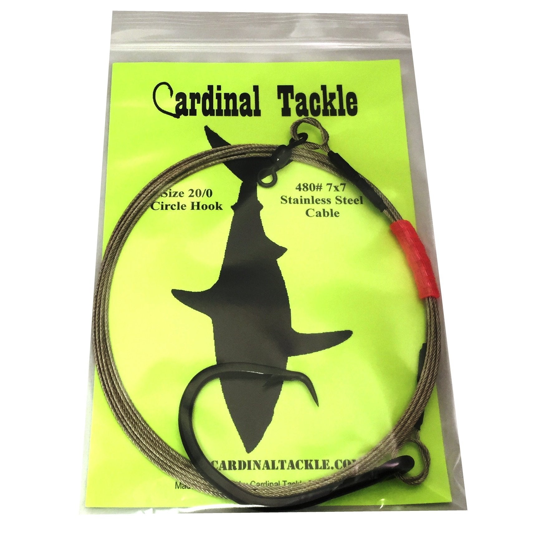 Shark Rig - 480# Cable 20/0 Circle Hook – Cardinal Tackle