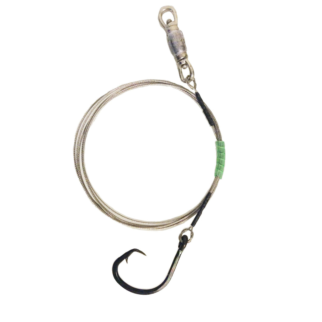 480# Bright Cable Weighted Shark Rig- 18/0 Circle Hook