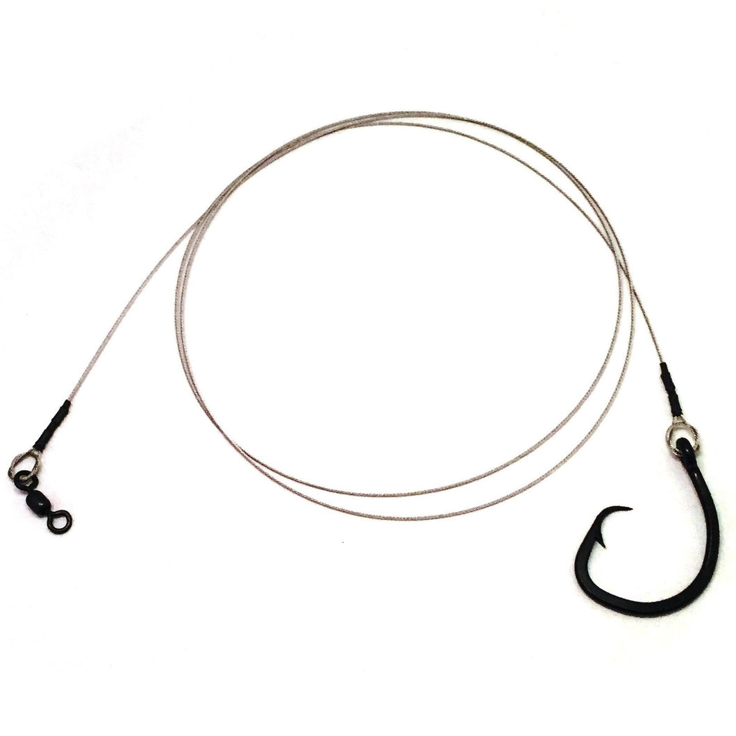 Land Based Lower 270# bright cable, 16/0 circle hook